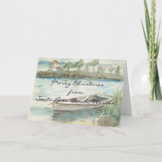 南Walton、フロリダからのメリークリスマス! シーズンカード (正面)