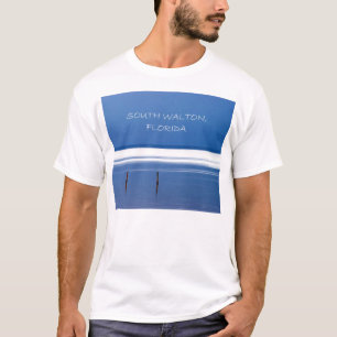 南Walton、フロリダのChoctawhatchee青い湾 Tシャツ
