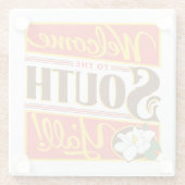 南Y'allへようこそ ガラスコースター (裏面)