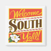 南Y'allへようこそ マグネット (正面)