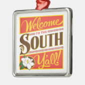 南Y'allへようこそ メタルオーナメント (左)