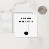 単おもしろいなる ノートカード (正面/裏面インサイチュ)