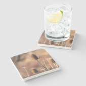 単なるアザミ ストーンコースター (横)