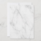 単なるエレガント結婚式招待状 招待状 (裏面)