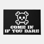 単なるシンボル – スカル&ボーン+アイディア ドアマット (正面)