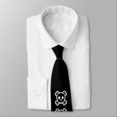 単なるシンボル – スカル&ボーン+アイディア ネクタイ (タイ)