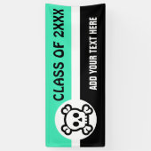 単なるシンボル – スカル&ボーン+アイディア 横断幕 (縦)