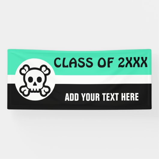 単なるシンボル – スカル&ボーン+アイディア 横断幕 (横)