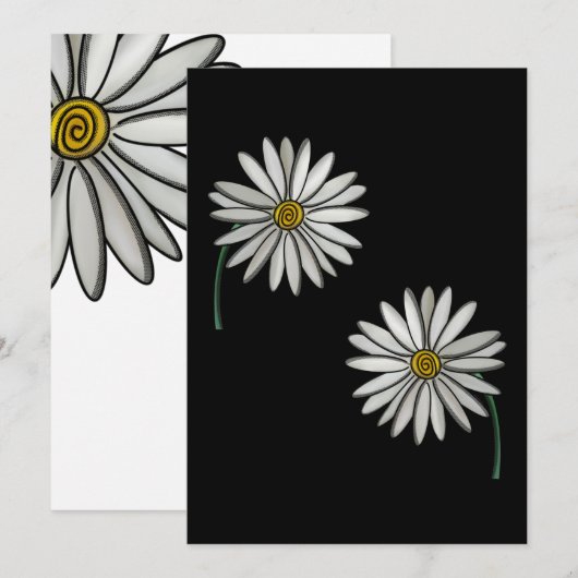 単なるデイジー 招待状 (正面/裏面)