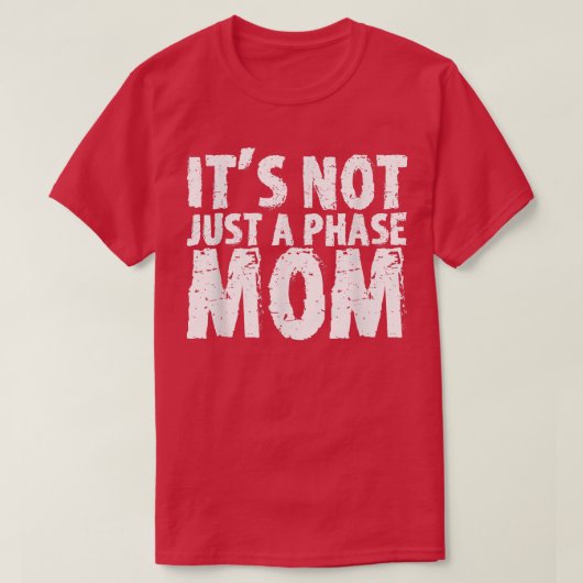 単なるフェイズママではない Tシャツ (デザイン正面)
