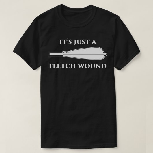単なるフレッチングのおもしろい創射手のアー伝統的ク Tシャツ (デザイン正面)