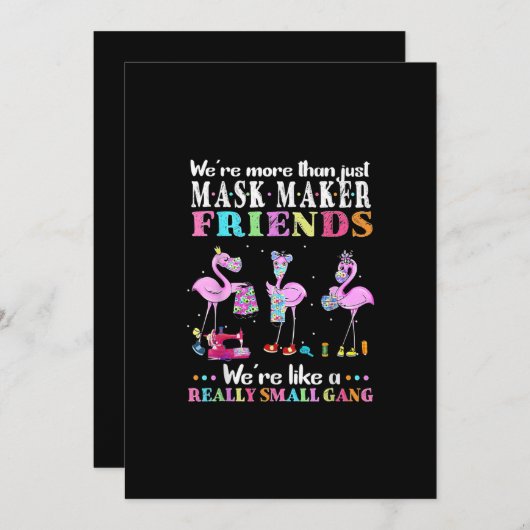 単なるマスクメーカーの友人フラミンゴ以上の存在だった シーズンカード (正面/裏面)