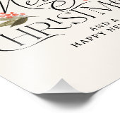 単なるメリークリスマスホリデー フォトプリント (角)