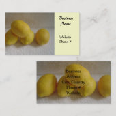 単なるレモン 名刺 (正面/裏面)