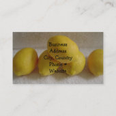 単なるレモン 名刺 (裏面)
