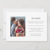 単なるロマン結婚チックな発表の解消 サンキューカード (裏面)