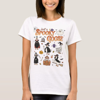 単なる不気味ガチョウのシャツ Tシャツ
