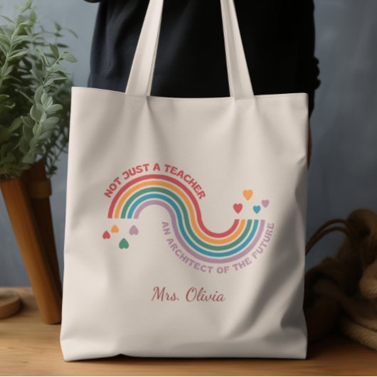 単なる先生ではなく、未来の建築家 トートバッグ