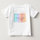 単なる平和 ベビーTシャツ (裏面)