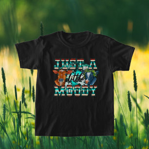 単なる気分屋おもしろい牛 Tシャツ