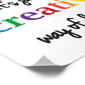 単なる間違いではなく、単なるクリエイティブの方法ポスター ポスター (角)