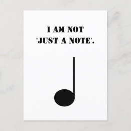 単なる音楽のユーモアおもしろいではない ポストカード