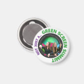 （単なる）グリーンスクリーン・サミット マグネット (正面/裏面)