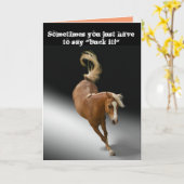 単なる「バック」定年 カード (黄色い花)