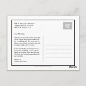 単にかわいらしの結婚サンキューカード ポストカード (裏面)