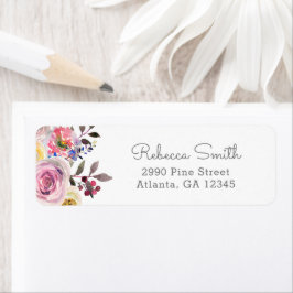 単にかわいらし差出人住所ラベル ラベル