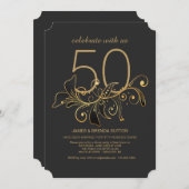 単にエレガントな招待状 招待状 (正面/裏面)