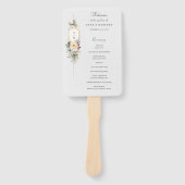 単にエレガントクリスマスフローラモノグラム計画 ハンドファン (正面)