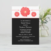 単にエレガントデイジーブライダルシャワー招待状 招待状 (スタンド正面)