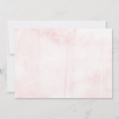 単にエレガントフローラワンバースデーパーティー 招待状 (裏面)