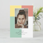 単にエレガント卒業発表 サンキューカード (スタンド正面)