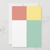 単にエレガント卒業発表 サンキューカード (裏面)