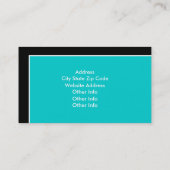 単にエレガント名刺 名刺 (裏面)