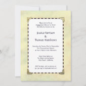 単にエレガント婚約シャワーまたはパーティー 招待状 (正面)