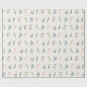 単にエレガント植物/植物的モチーフ ラッピングペーパー (フラット)