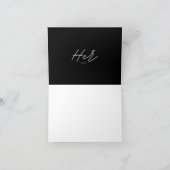 単にエレガント花嫁の誓結婚いを唱える カード (内部)