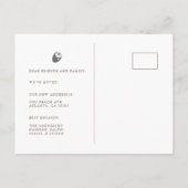 単にエレガントAcorn写真の移動 案内ポストカード (裏面)