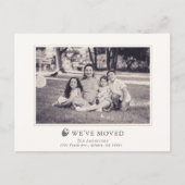 単にエレガントAcorn写真の移動 案内ポストカード (正面)