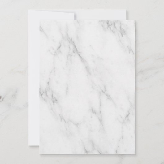 単にエレガントAffect Virtual結婚の 招待状 (裏面)