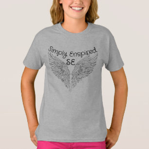 単にエンスページ華美ドエンジェルウィングガールズ Tシャツ