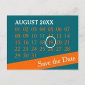 単にカスタム文字カレンダー+あなたの写真,バックグラー 案内ポストカード (正面)