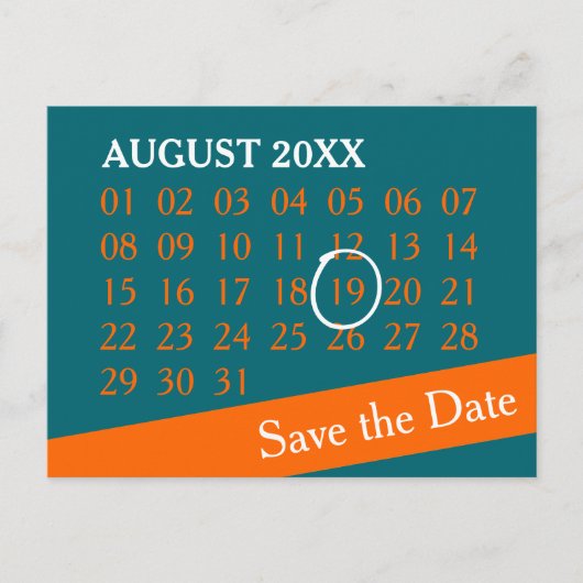 単にカスタム文字カレンダー+あなたの写真,バックグラー 案内ポストカード (正面)