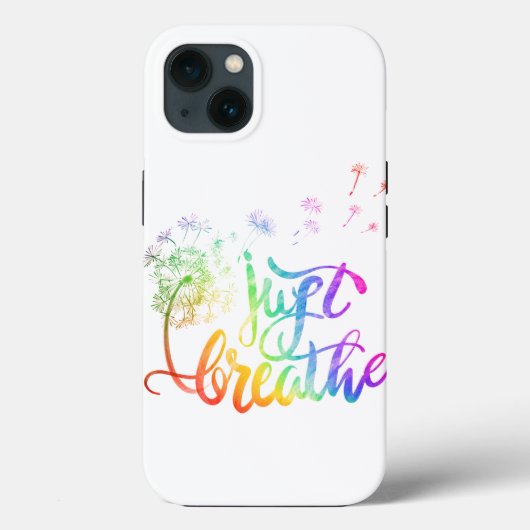単にカラフルのタンポポのアートワークを呼吸 Case-Mate iPhoneケース (裏面)