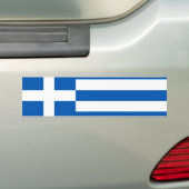 単にギリシャ誇りを持った語 バンパーステッカー (車上)