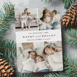 単にクランベメリーリー | 3フォトホリデー シーズンカード