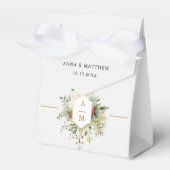 単にクリスマスエレガントフローラモノグラム フェイバーボックス (正面サイド)